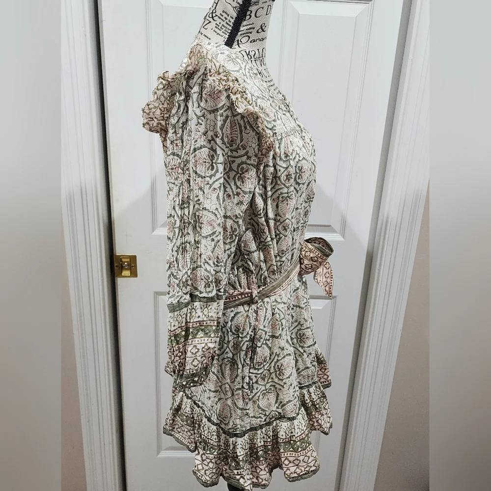 Cleobella Floral Long Sleeve Dress with Bow - Picture 8 of 8